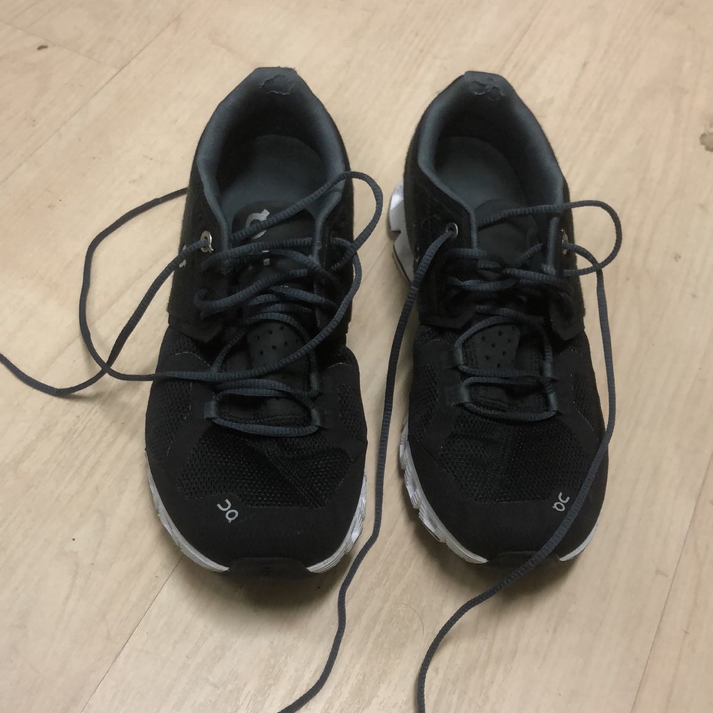 On cloud running shoes